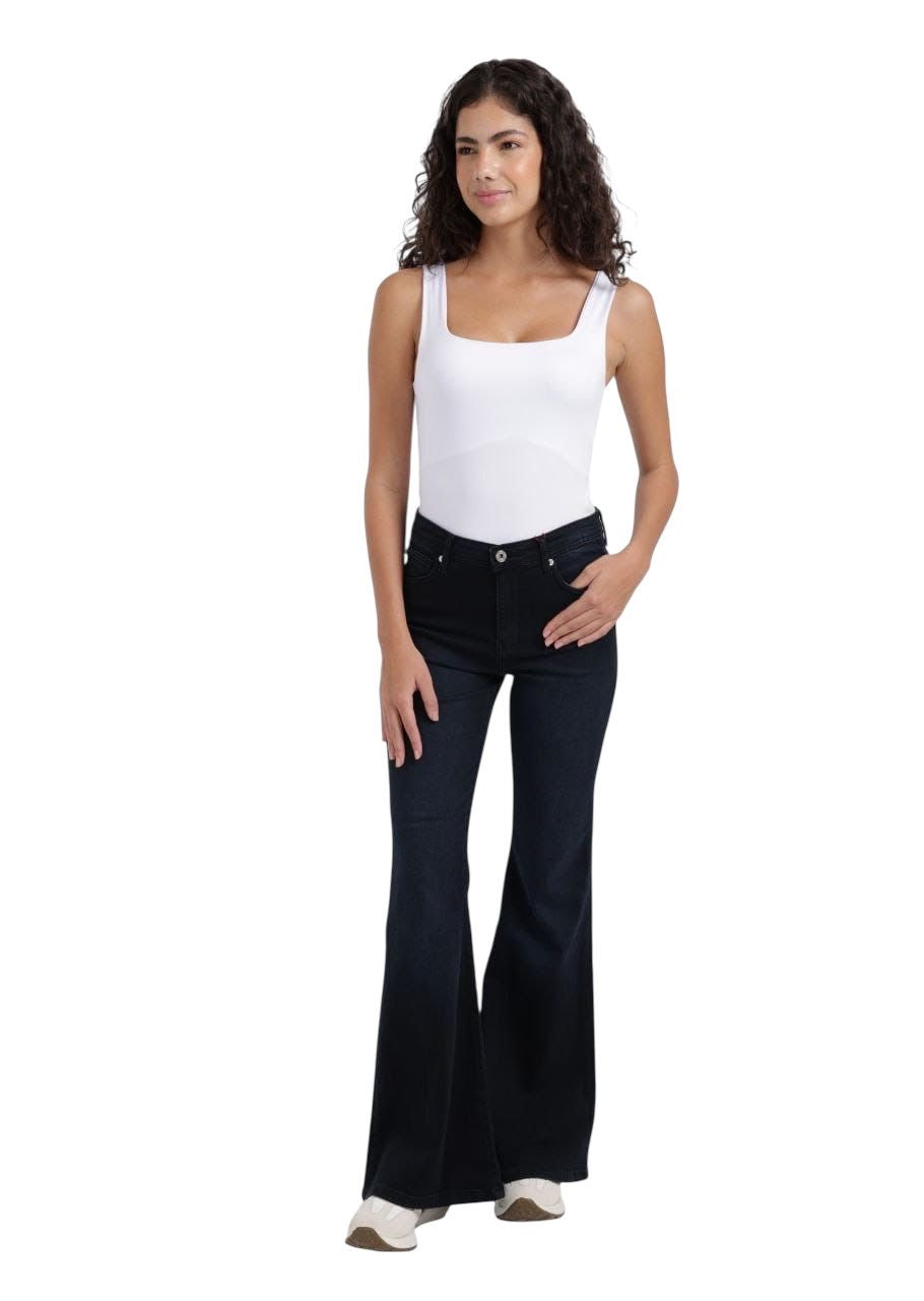 Flare black jeans