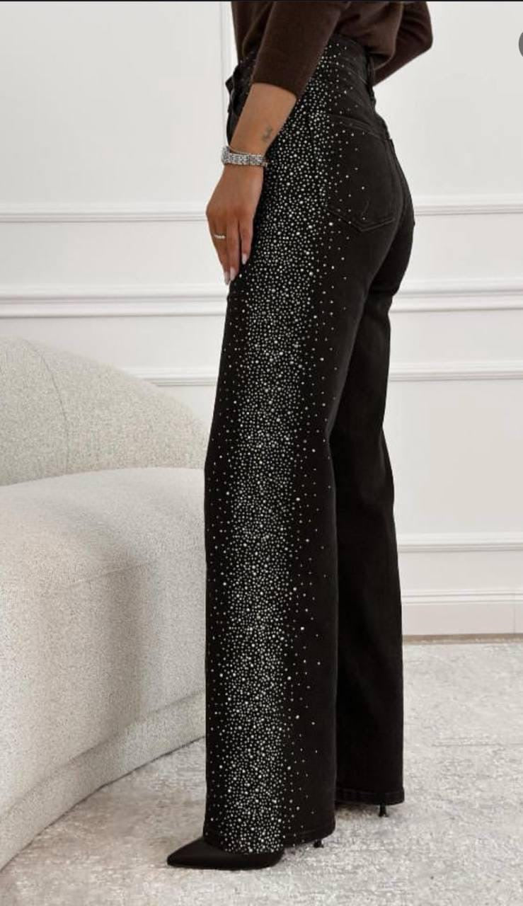 Side strauss dark blue jeans
