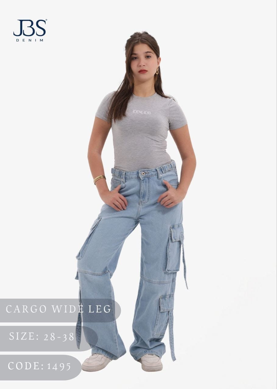 Cargo ice blue jeans
