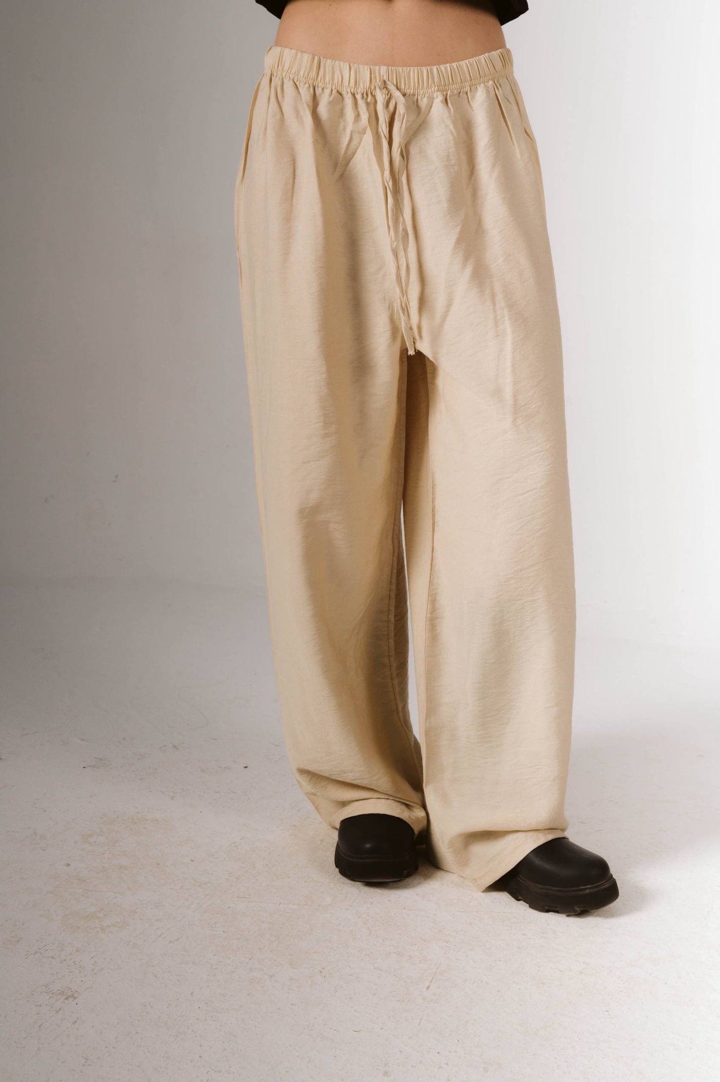 Off white linen pants