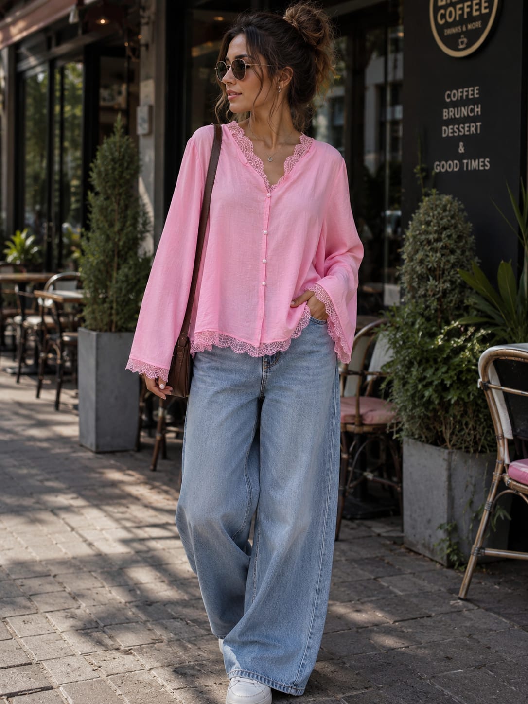 Lace Blush Blouse