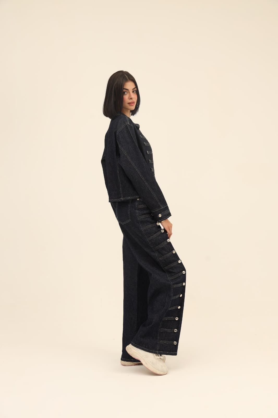 Midnight Denim Two-Piece Set