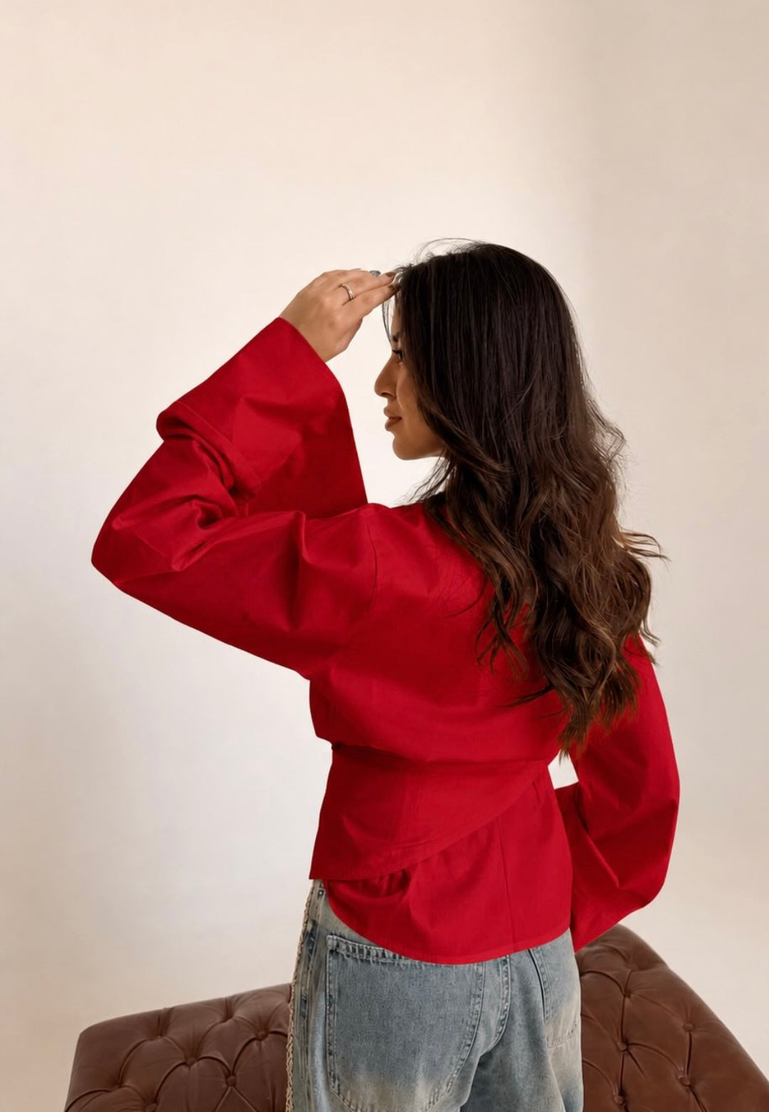 Ruby Wrap Blouse