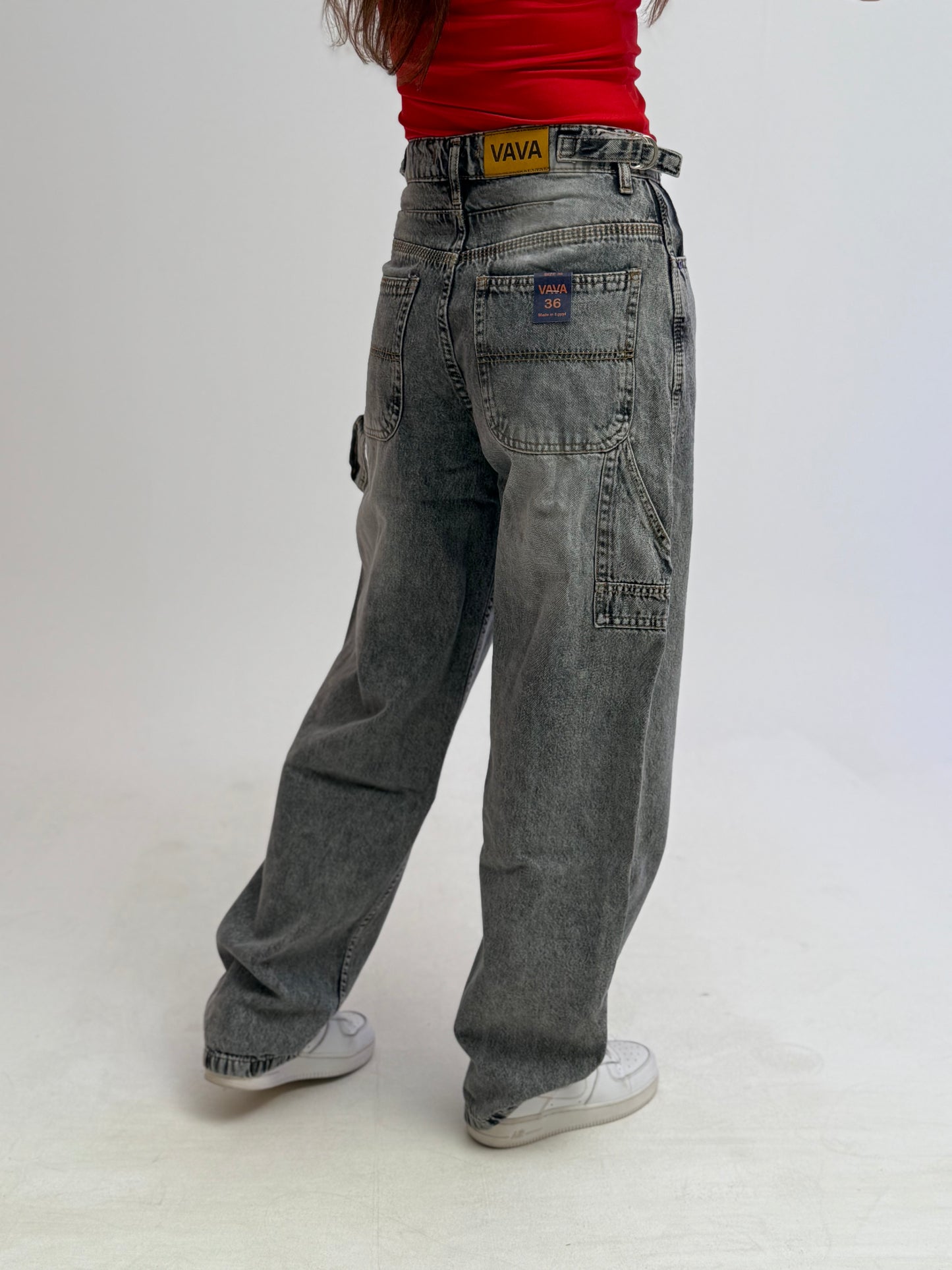 grey balloon pants