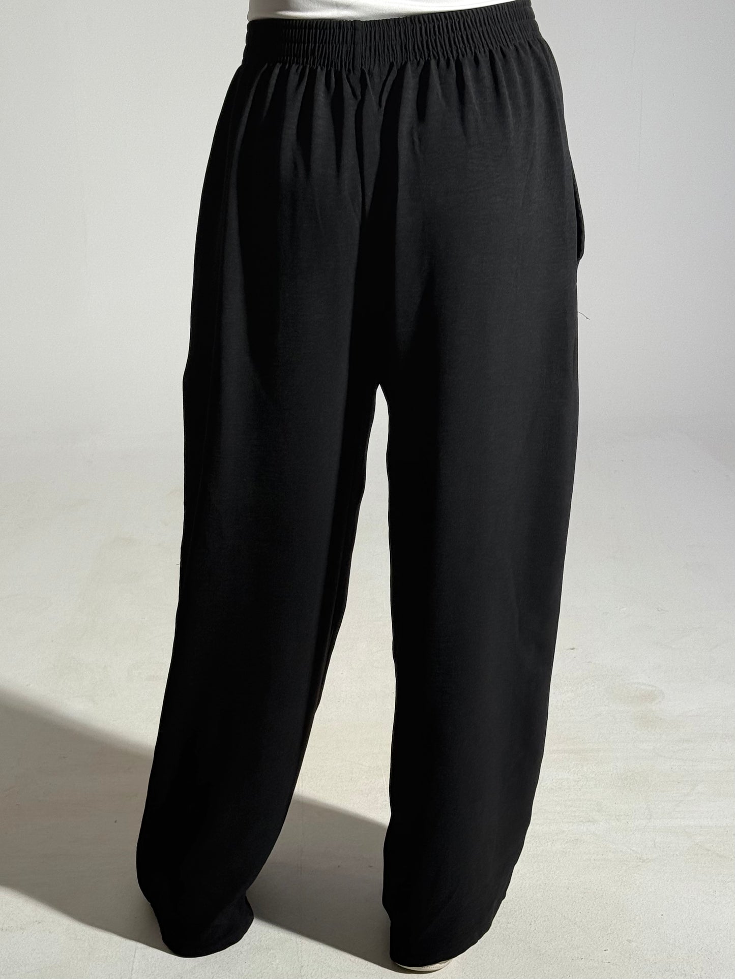 black linen pants