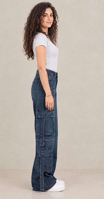 Cargo Dark blue jeans
