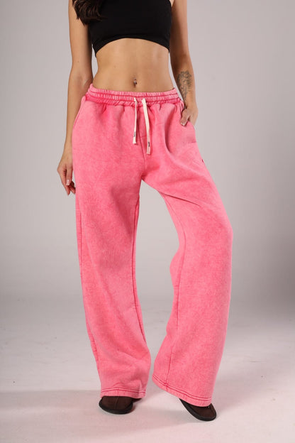 Pink sweatpants one size for all