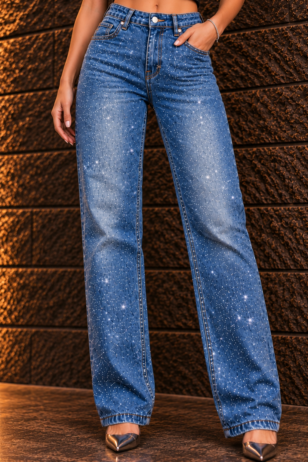 Classic blue Strauss jeans