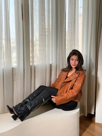 Sienna leather jacket