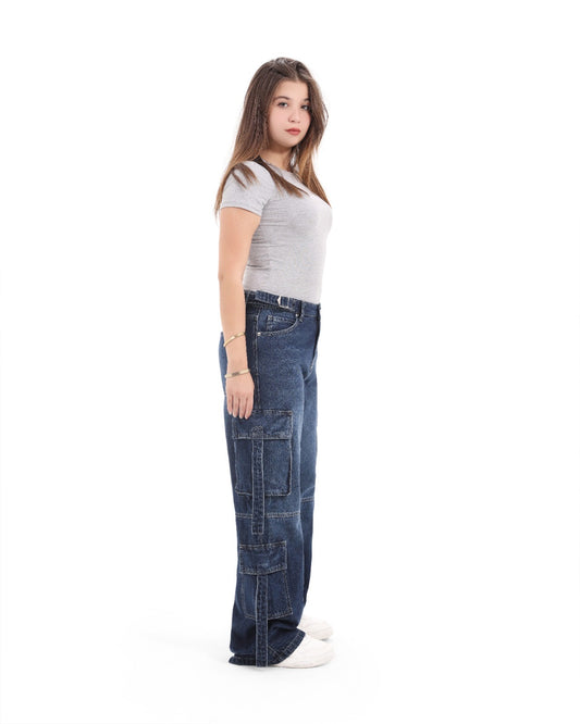 Cargo Dark blue jeans