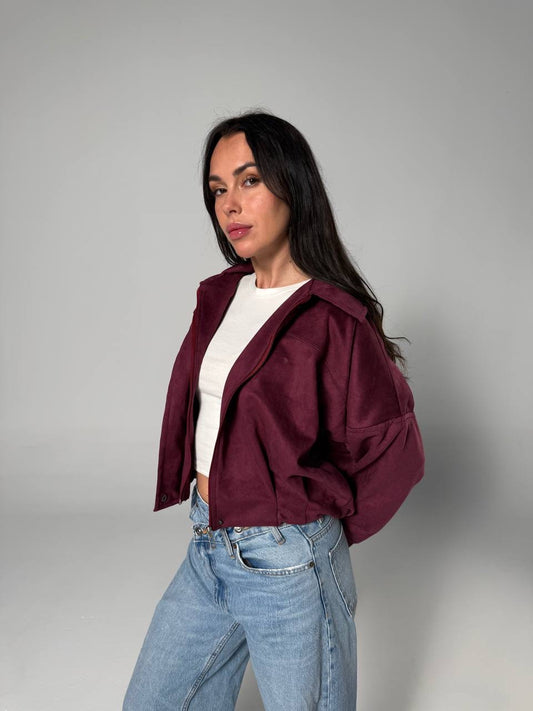 Burgundy one size for all jacket