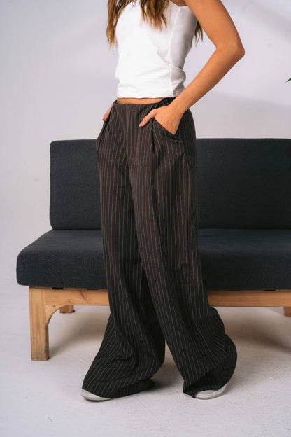 Wide leg grey tailored pants free size 60-75kgs
