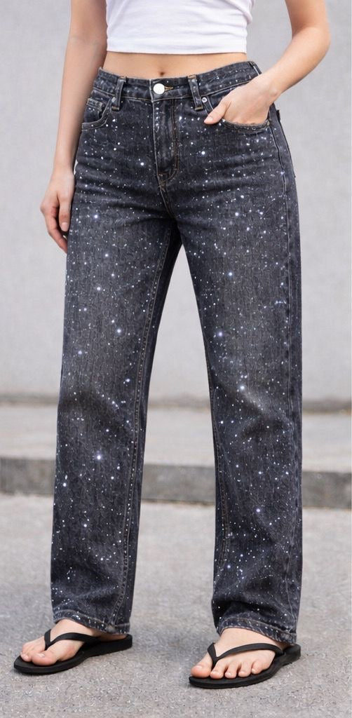 Dark grey Strauss jeans