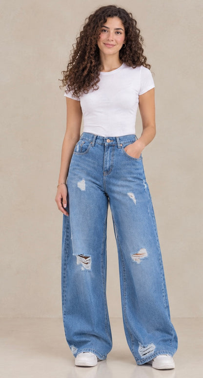 Ripped jeans blue