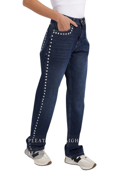 Strauss dark blue jeans