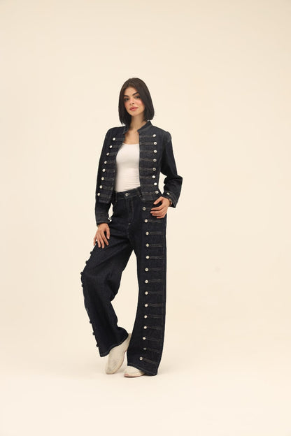 Midnight Denim Two-Piece Set