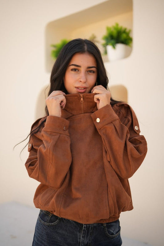 Burnt sienna jacket one size