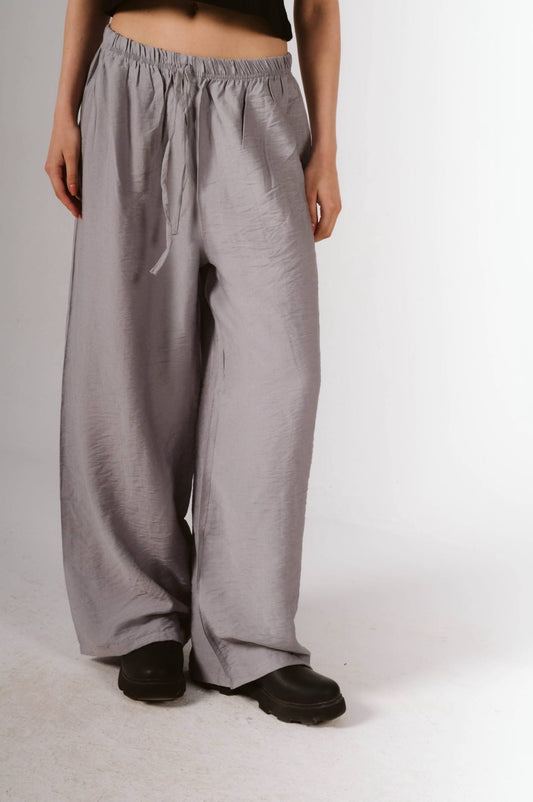 Grey linen pants