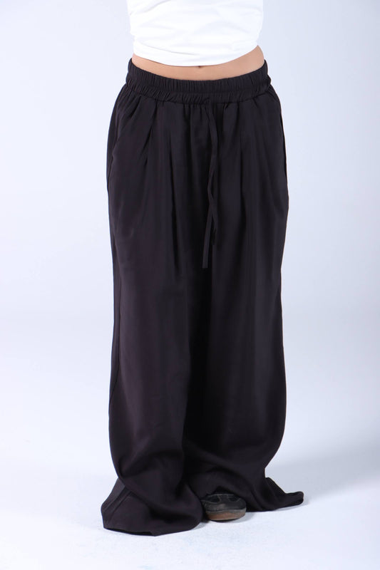 Black cotton pants free size
