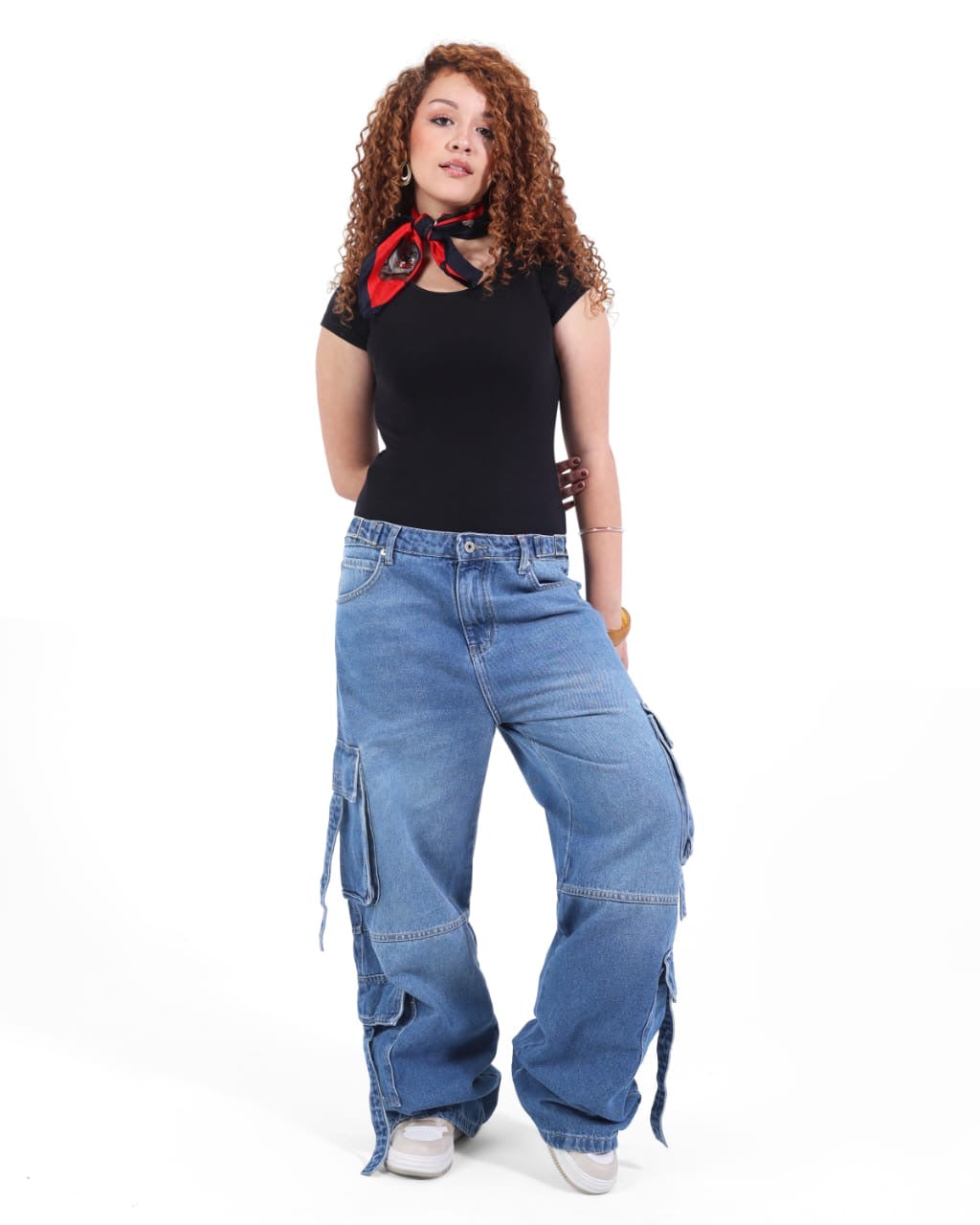 Cargo blue navy jeans