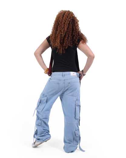 Cargo ice blue jeans