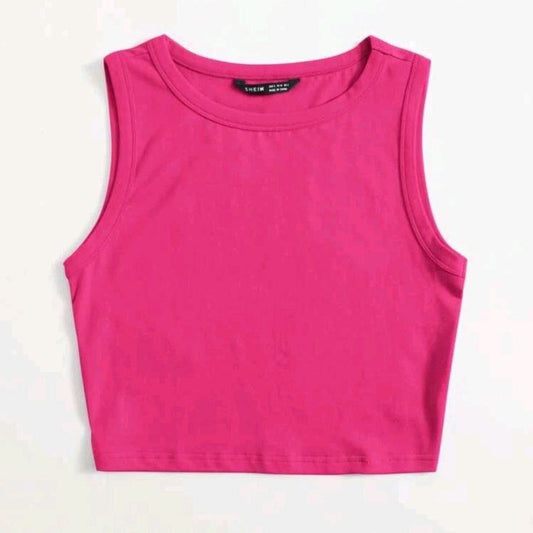 Pink tank top one size