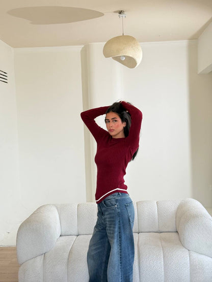 Red sweater one size for all