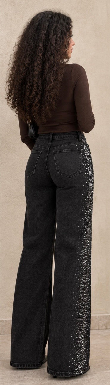 Side strauss dark blue jeans