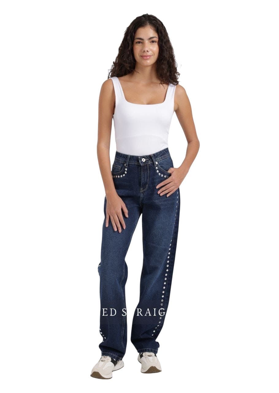 Strauss dark blue jeans