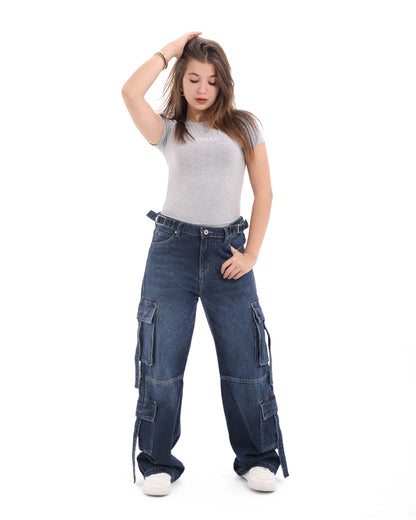 Cargo Dark blue jeans