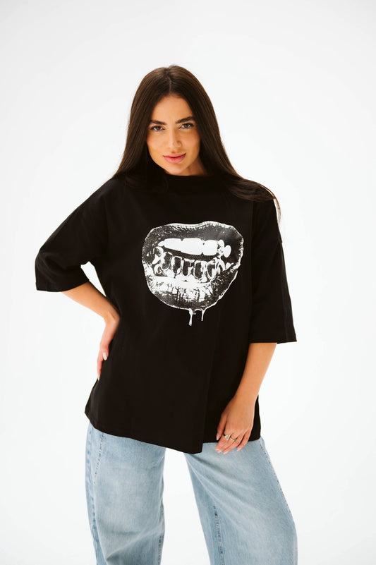 Black oversize shirt