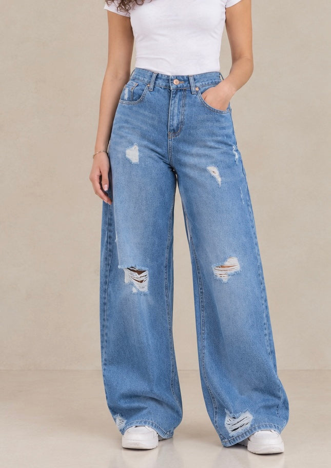 Ripped jeans blue