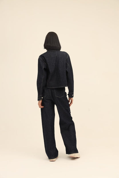 Midnight Denim Two-Piece Set