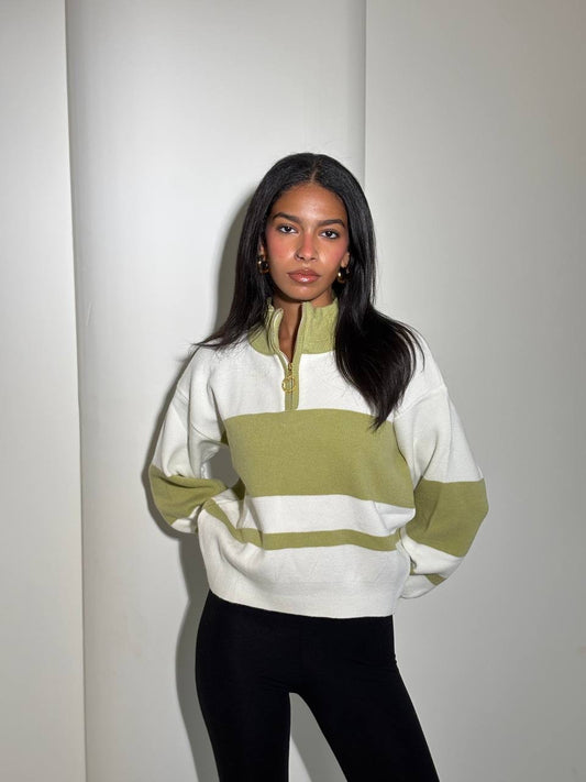 Bright green sweater one size for all