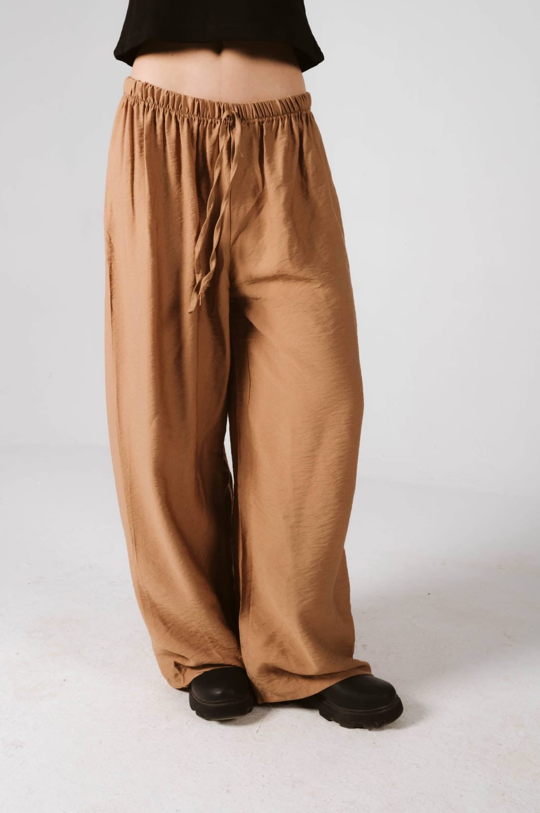 Brown linen pants