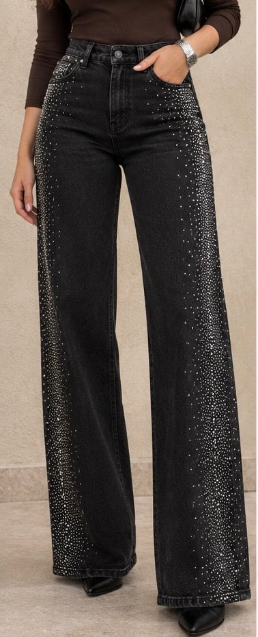 Side strauss dark blue jeans