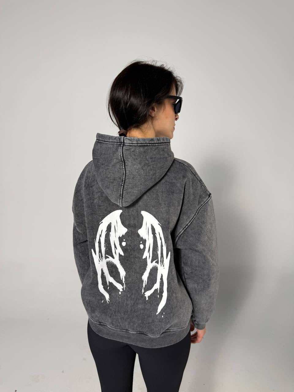 Grey not sorry hoodie one size for all