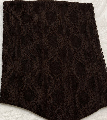 Brown chocolate Lace Elegance Corset