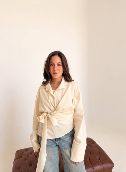 Ruby Wrap Blouse