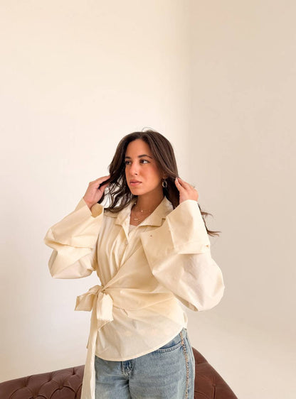 Ruby Wrap Blouse