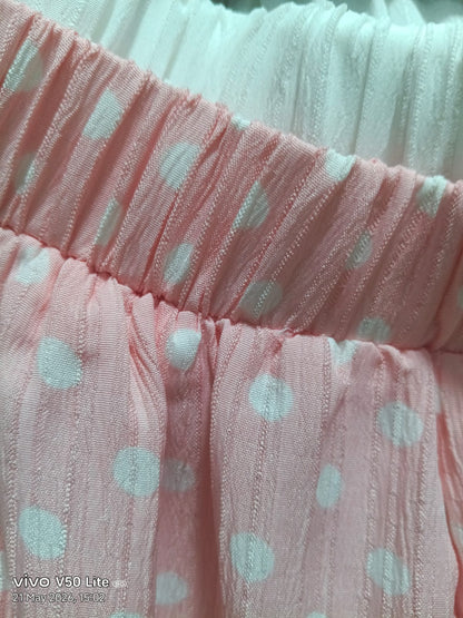 Polka Dot Wide Leg Pants