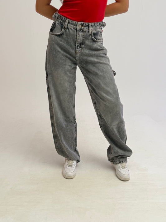 grey balloon pants