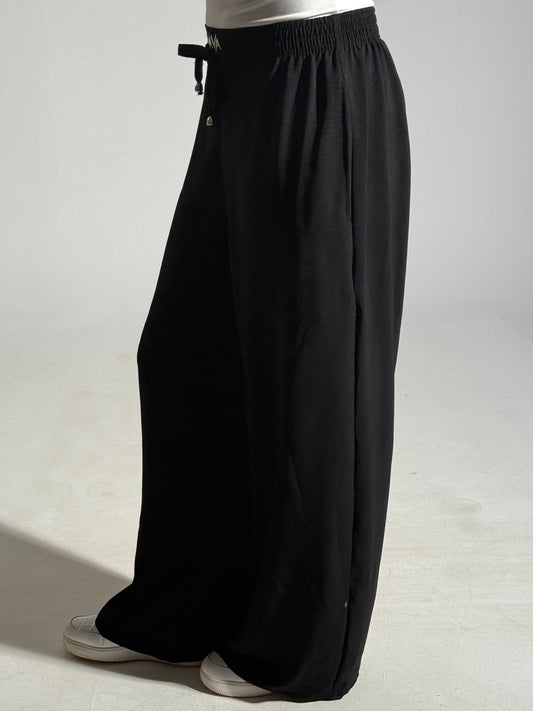 black linen pants